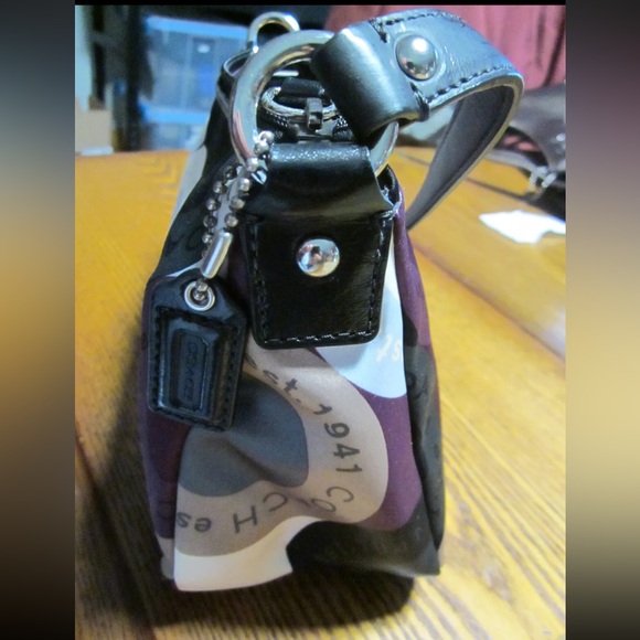 Coach Satin Signature Buttons small purse - Picture 6 of 6